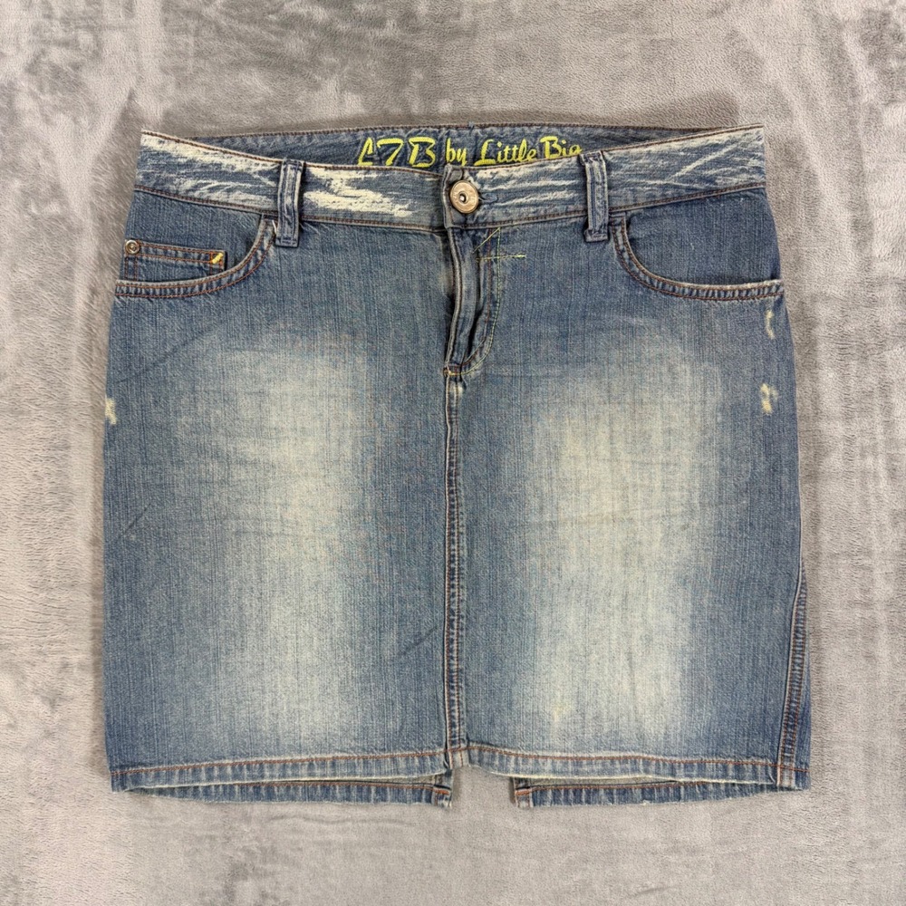 LTB by Little Big Mini Skirt Women's Size M Light Blue Denim Cotton